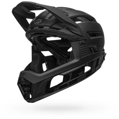 Bell Super Air R Spherical MIPS Helmet Matte Gloss Black - Bell Bike Helmets