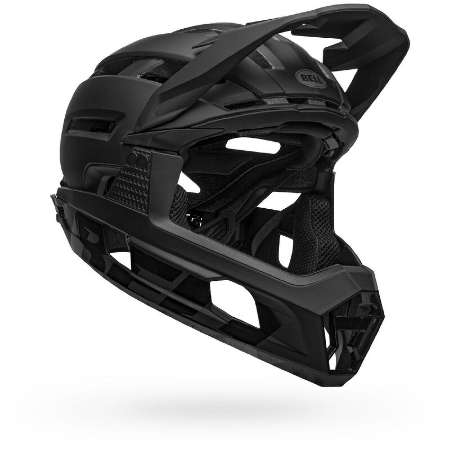 Bell Super Air R Spherical Helmet Matte Gloss Black Bike Helmets