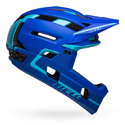 Bell Super Air R Spherical MIPS Helmet Matte Gloss Blues - Bell Bike Helmets