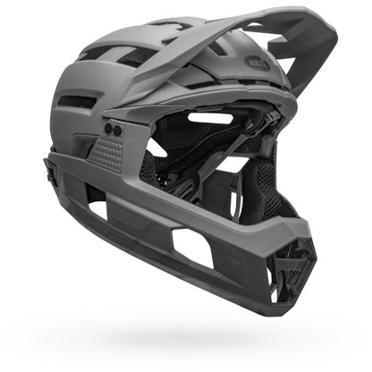 Bell Super Air R Spherical MIPS Helmet Matte Gloss Grays - Bell Bike Helmets