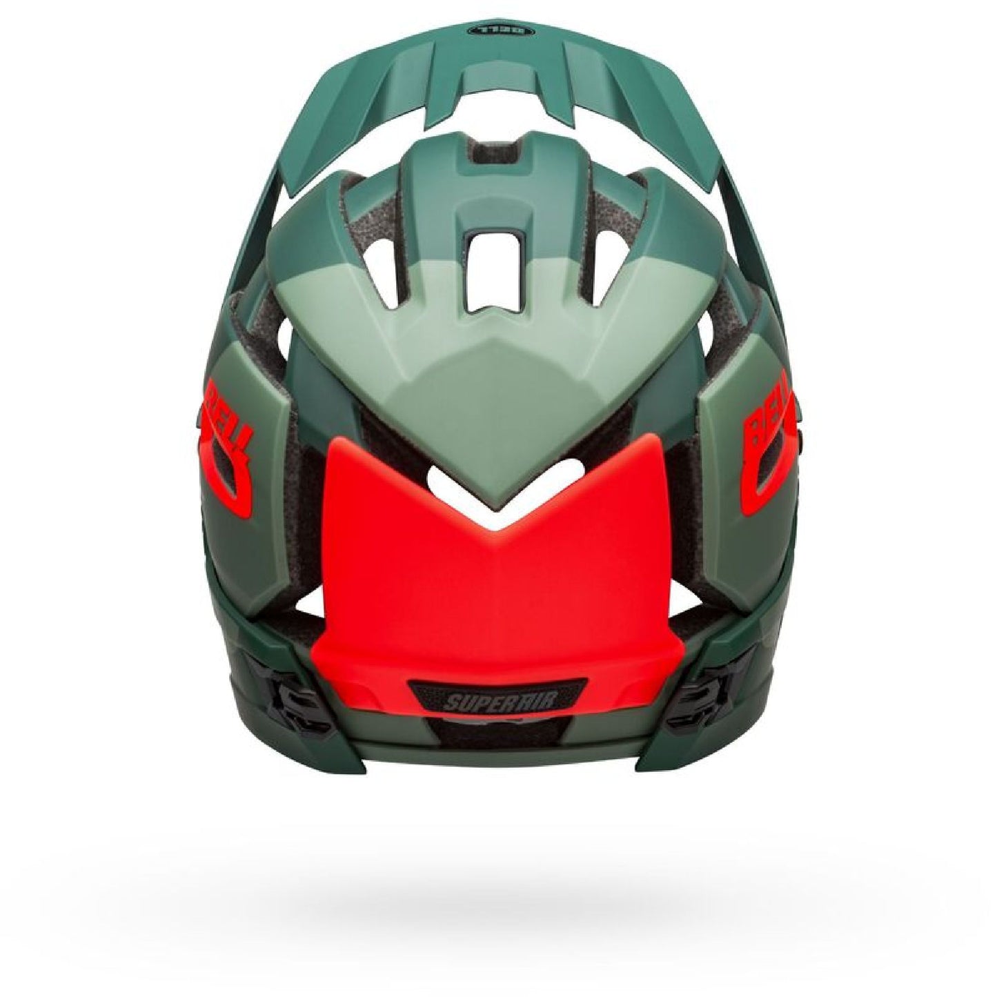 Bell Super Air R Spherical MIPS Helmet Matte Gloss Green Infrared - Bell Bike Helmets