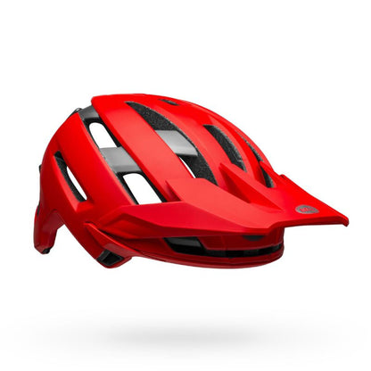 Bell Super Air R Spherical MIPS Helmet Matte Gloss Red Gray - Bell Bike Helmets