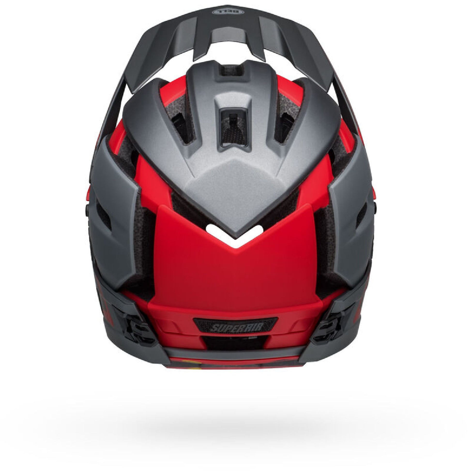 Bell Super Air R MIPS Helmet Matte Gray/Red Bike Helmets
