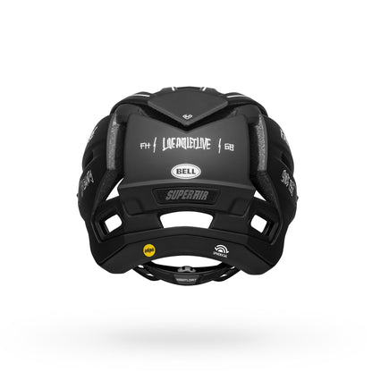 Bell Super Air Spherical MIPS Helmet Fasthouse Matte Black White - Bell Bike Helmets