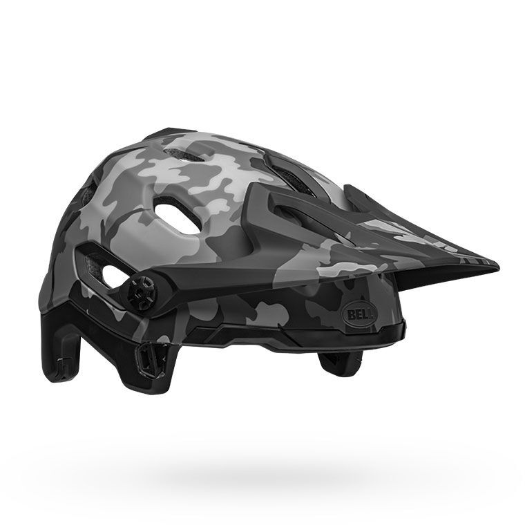 Bell Super DH Spherical Helmet Matte/Gloss Black Camo Bike Helmets