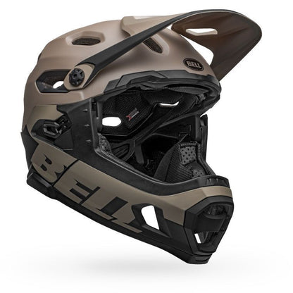 Bell Super DH Spherical MIPS Helmet Matte Gloss Sand Black - Bell Bike Helmets