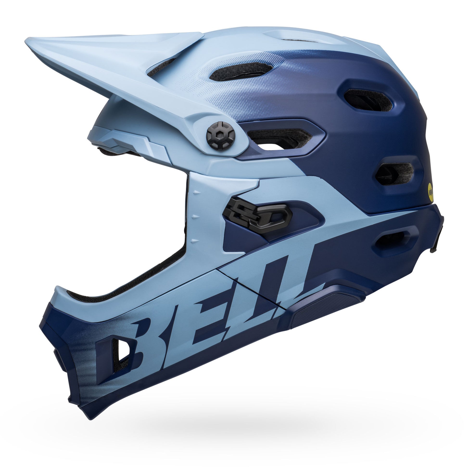 Bell Super DH Spherical Helmet Matte Light Blue/Navy Bike Helmets