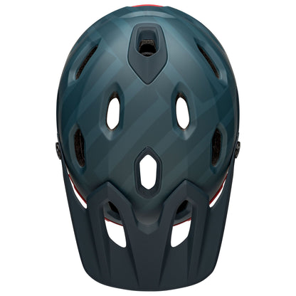 Bell Super DH Spherical MIPS Helmet Matte Blue Crimson - Bell Bike Helmets