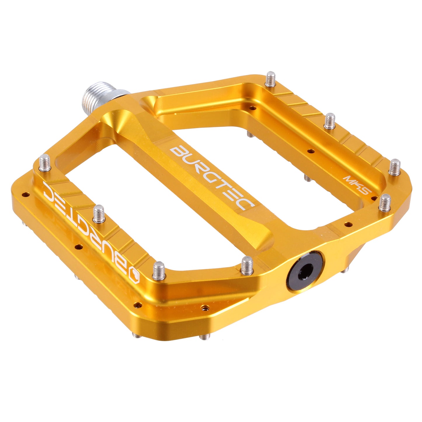 Burgtec Penthouse MK5 Pedals CrMo - Gold - Burgtec Pedals - Platform