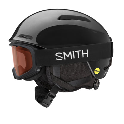 Smith Youth Glide Jr. MIPS Snow Helmet Black - Smith Snow Helmets