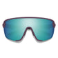 Smith Bobcat Sunglasses Matte Amethyst / ChromaPop Opal Mirror Sunglasses