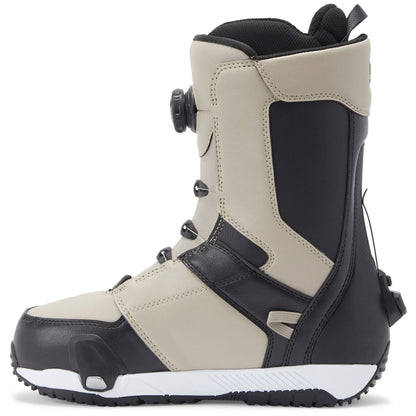 DC Control BOA Step On Snowboard Boots Light Brown White - DC Snowboard Boots