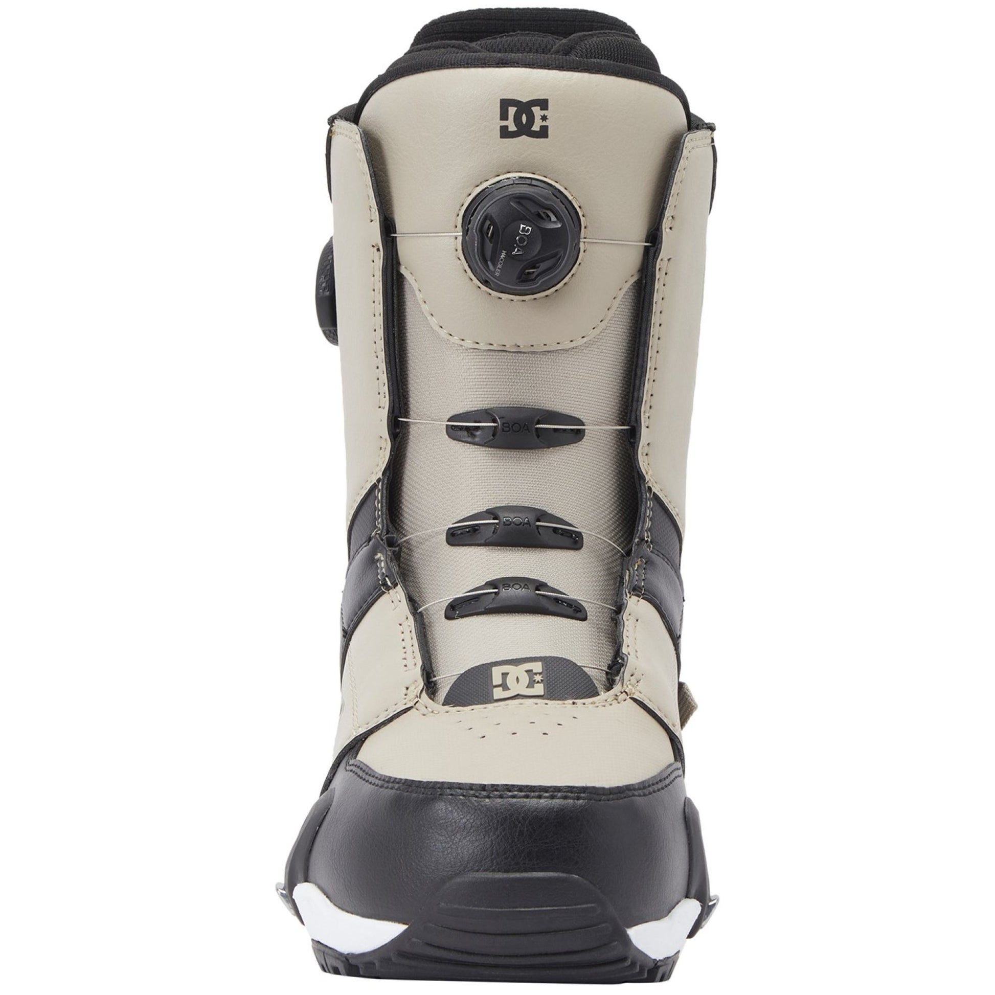 DC Control BOA Step On Snowboard Boots Light Brown/White Snowboard Boots