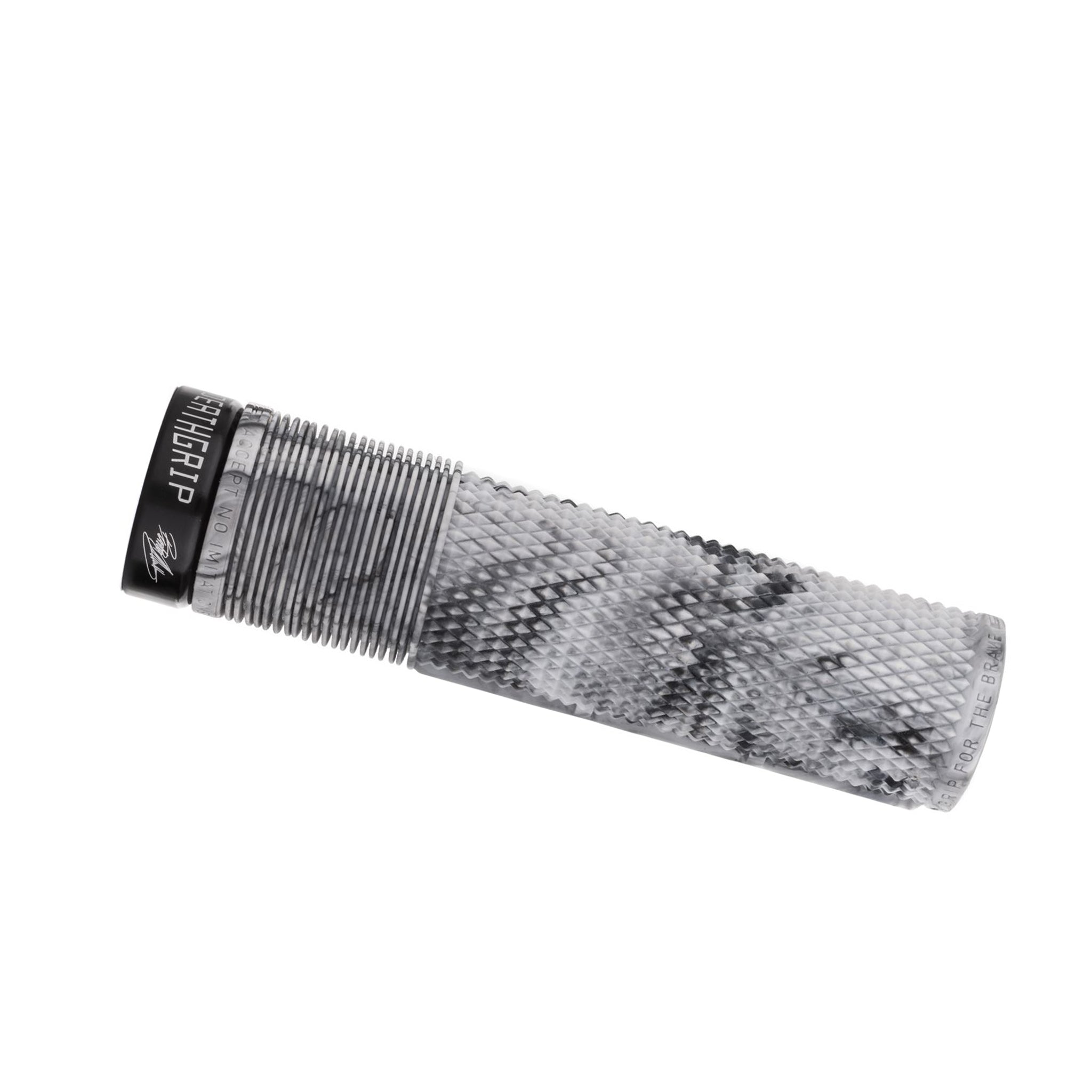 DMR DeathGrip Flangeless Grips Thick Lock On Snow Camo Dreamruns