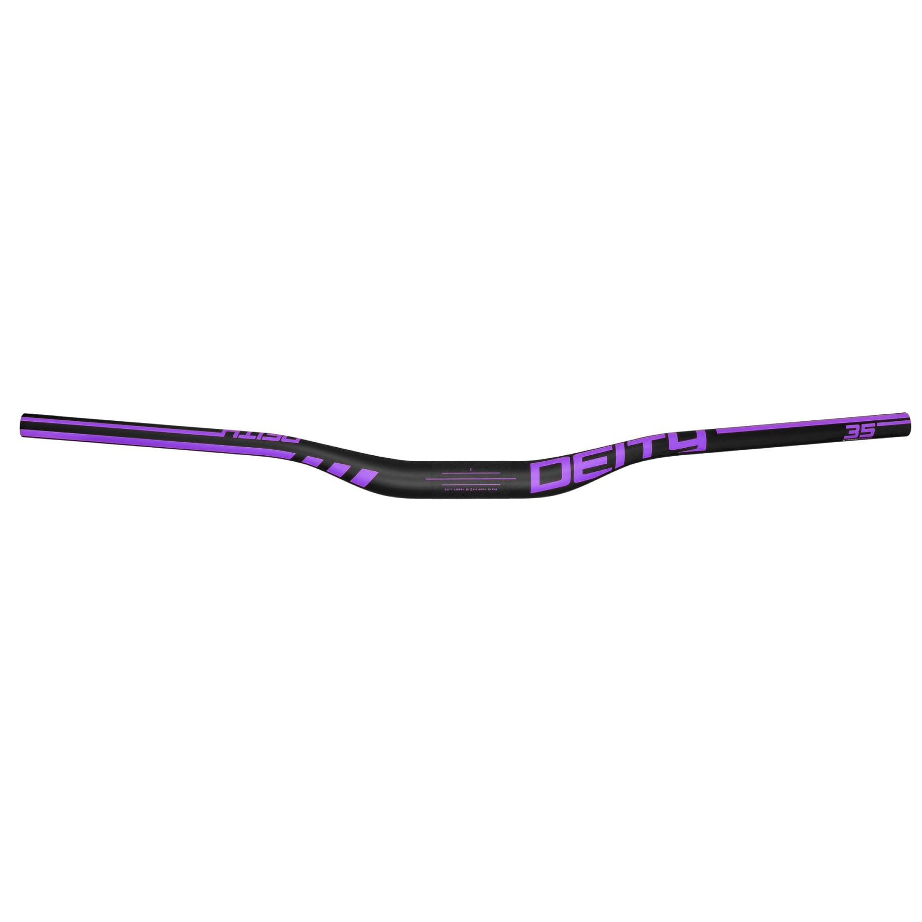 Deity Speedway Carbon Riser Bar (35) 30mm/810mm Purple - Deity Components Riser Bars