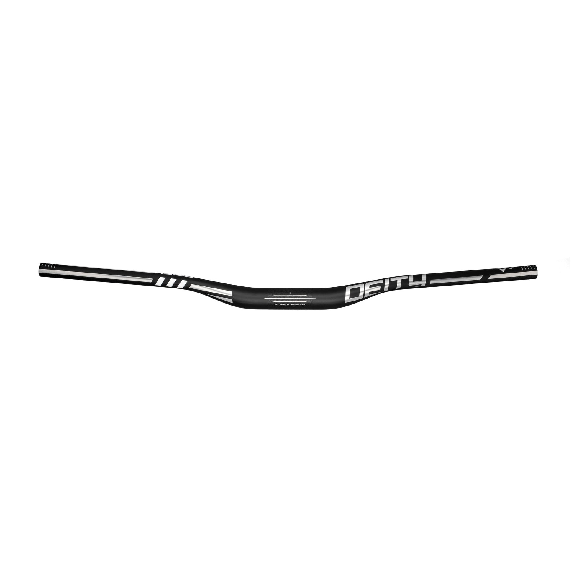 Deity Skywire Carbon Riser Bar (35) 25mm/800mm Chrome - Deity Components Riser Bars