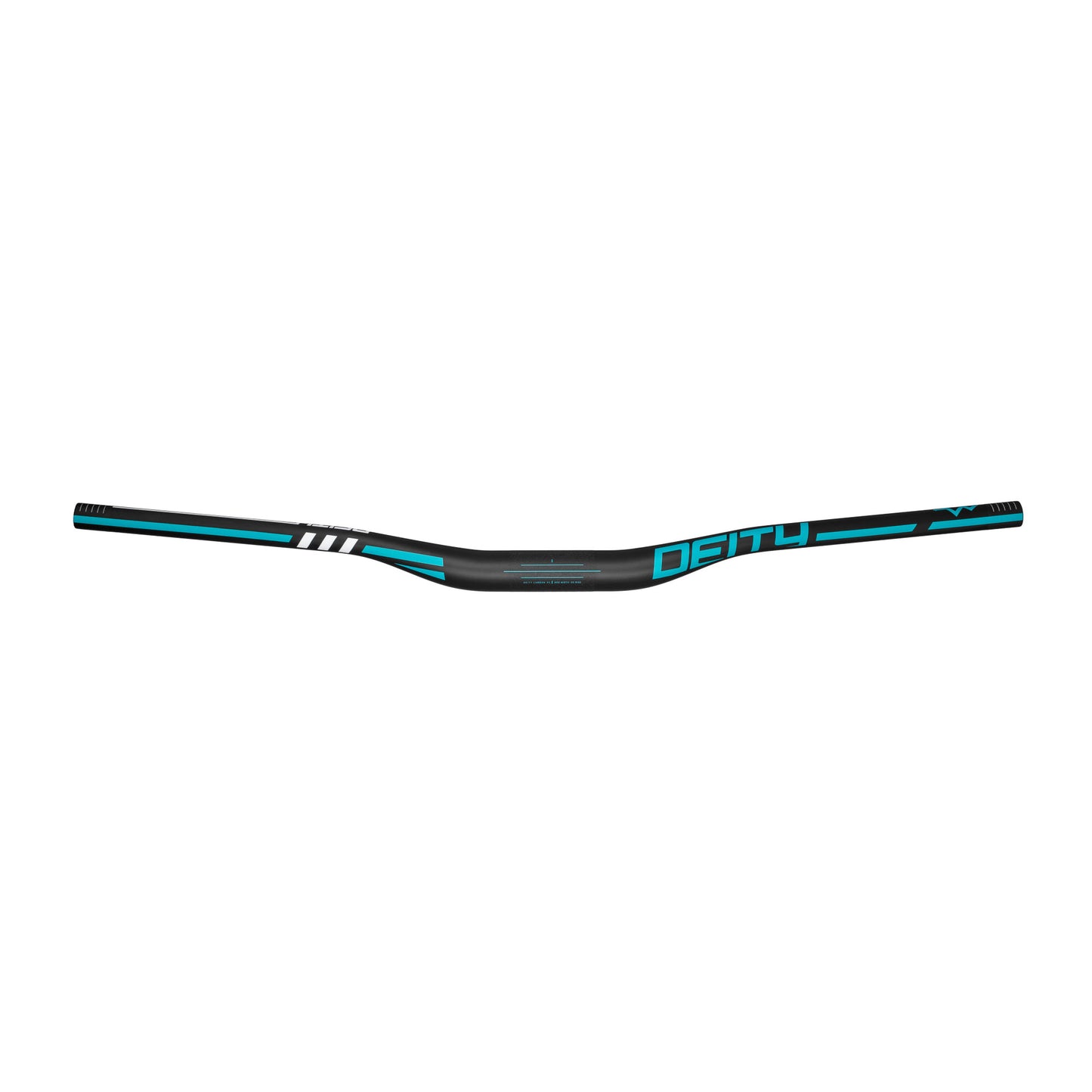 Deity Skywire Carbon Riser Bar (35) 25mm/800mm Turq - Deity Components Riser Bars