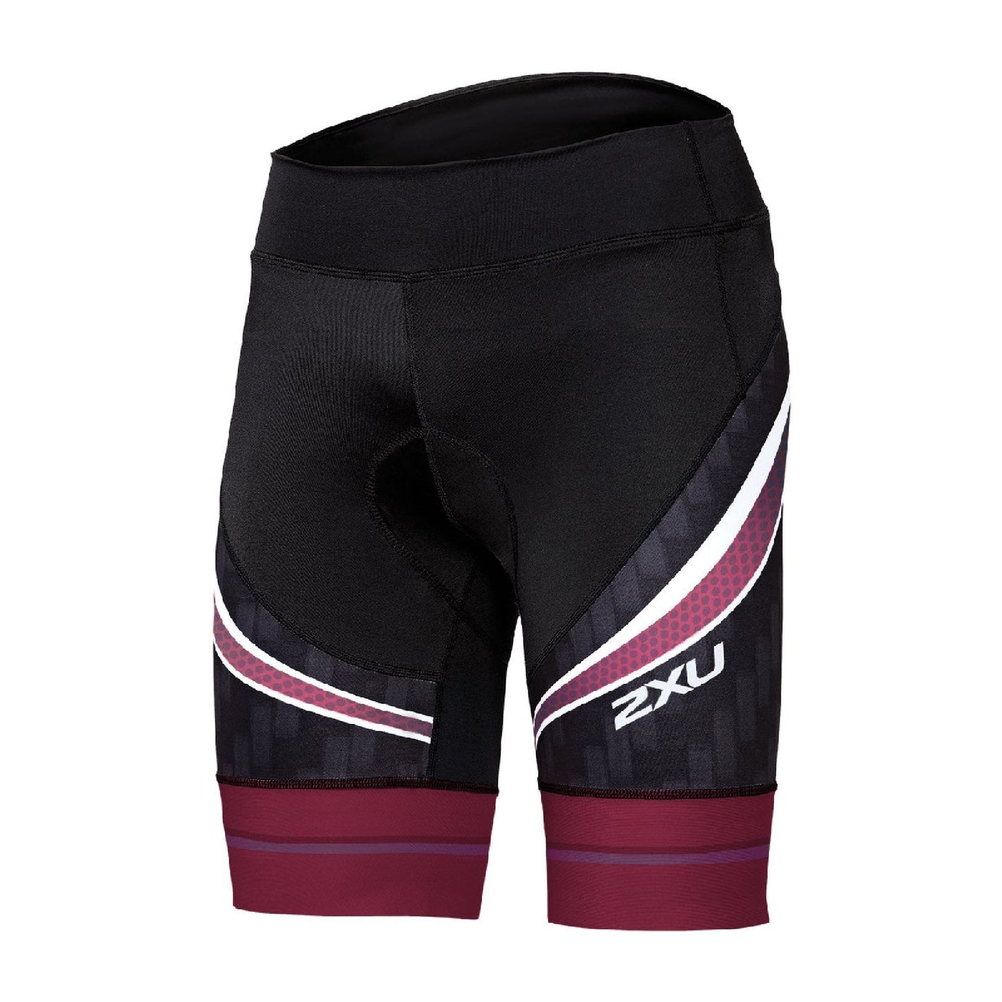 2XU Perform Pro Cycle Short Black Barberry S - Dreamruns.com