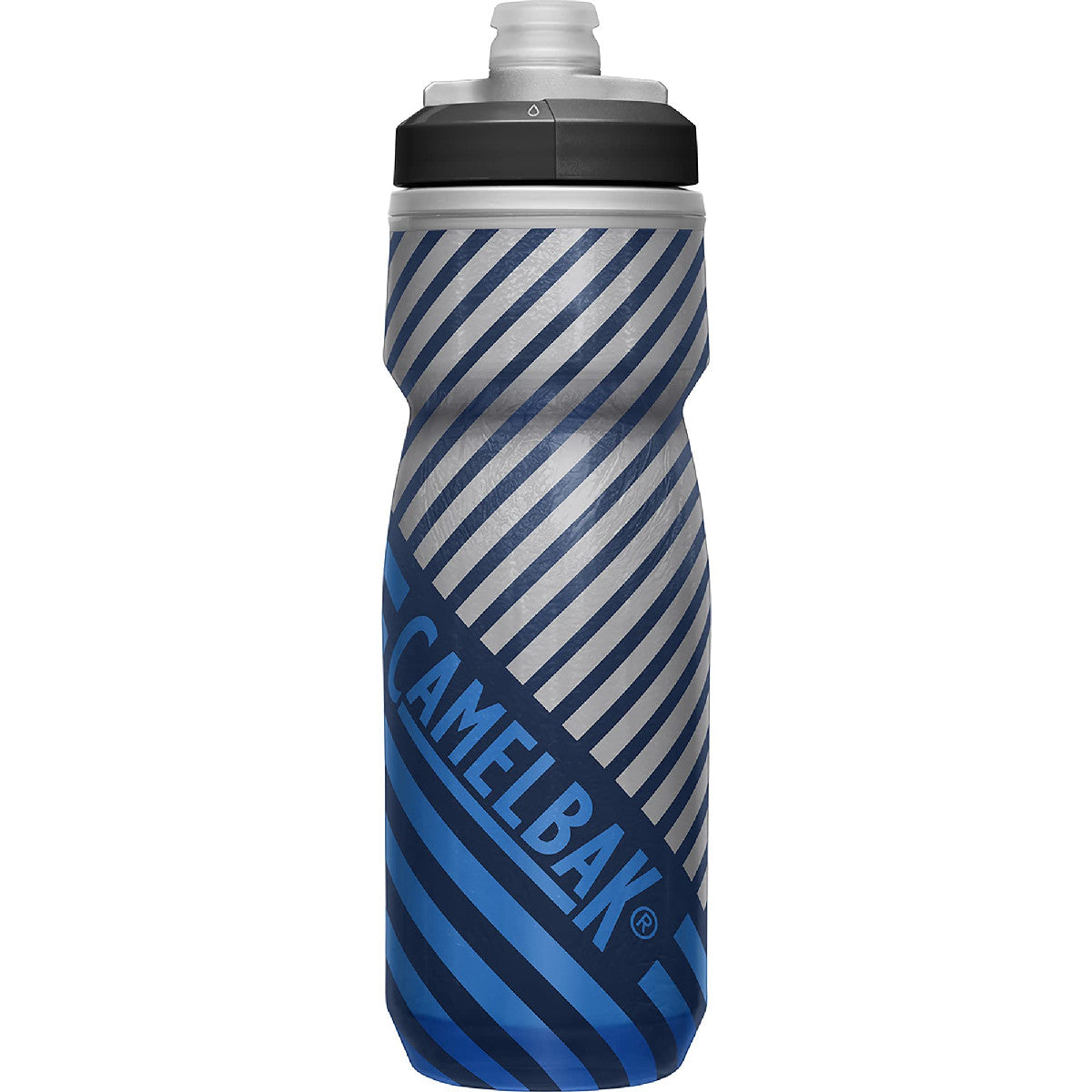 Camelbak Podium Chill Water Bottle Navy Blue Stripe - Camelbak Water Bottles & Hydration Packs