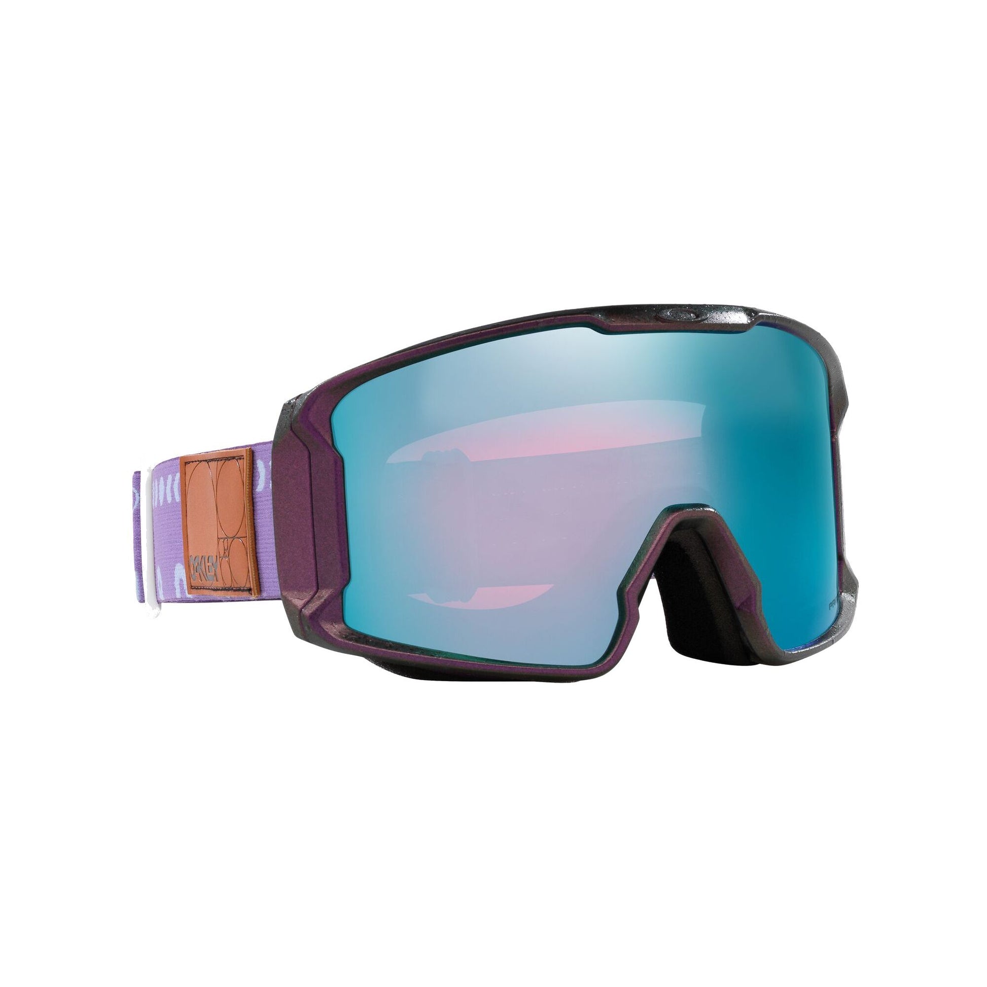 Oakley Line Miner M Snow Goggles Fraktel Lilac / Prizm Sapphire Iridium Snow Goggles