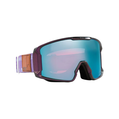 Oakley Line Miner M Snow Goggles Fraktel Lilac Prizm Sapphire Iridium - Oakley Snow Goggles