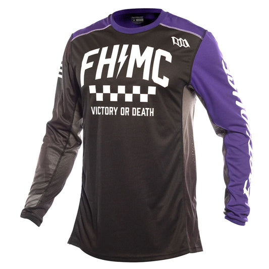 Fasthouse Grindhouse Royale Jersey Black/Purple M Bike Jerseys