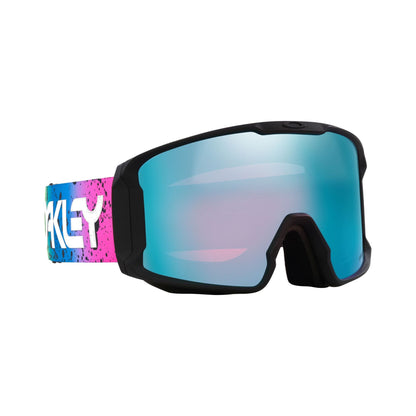 Oakley Line Miner L Snow Goggles Multi Splatter Prizm Snow Sapphire Iridiumium - Oakley Snow Goggles