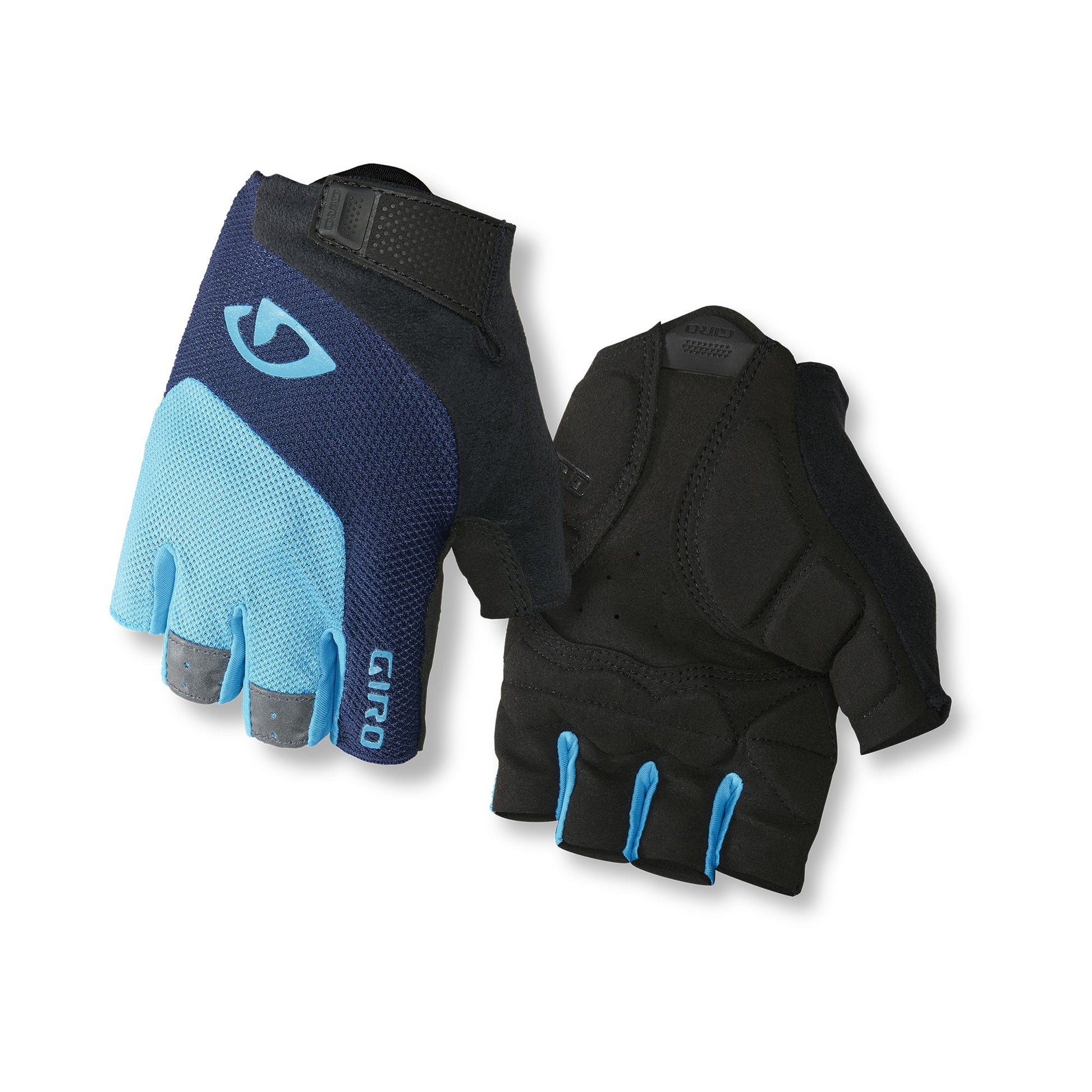 Giro Men's Bravo Gel Glove Harbor Blue/Black Bike Gloves