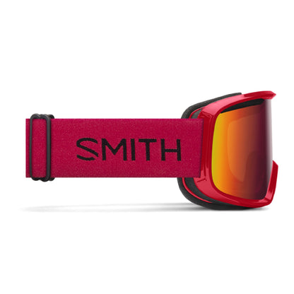 Smith Frontier Snow Goggle Crimson Red Sol-X Mirror - Smith Snow Goggles