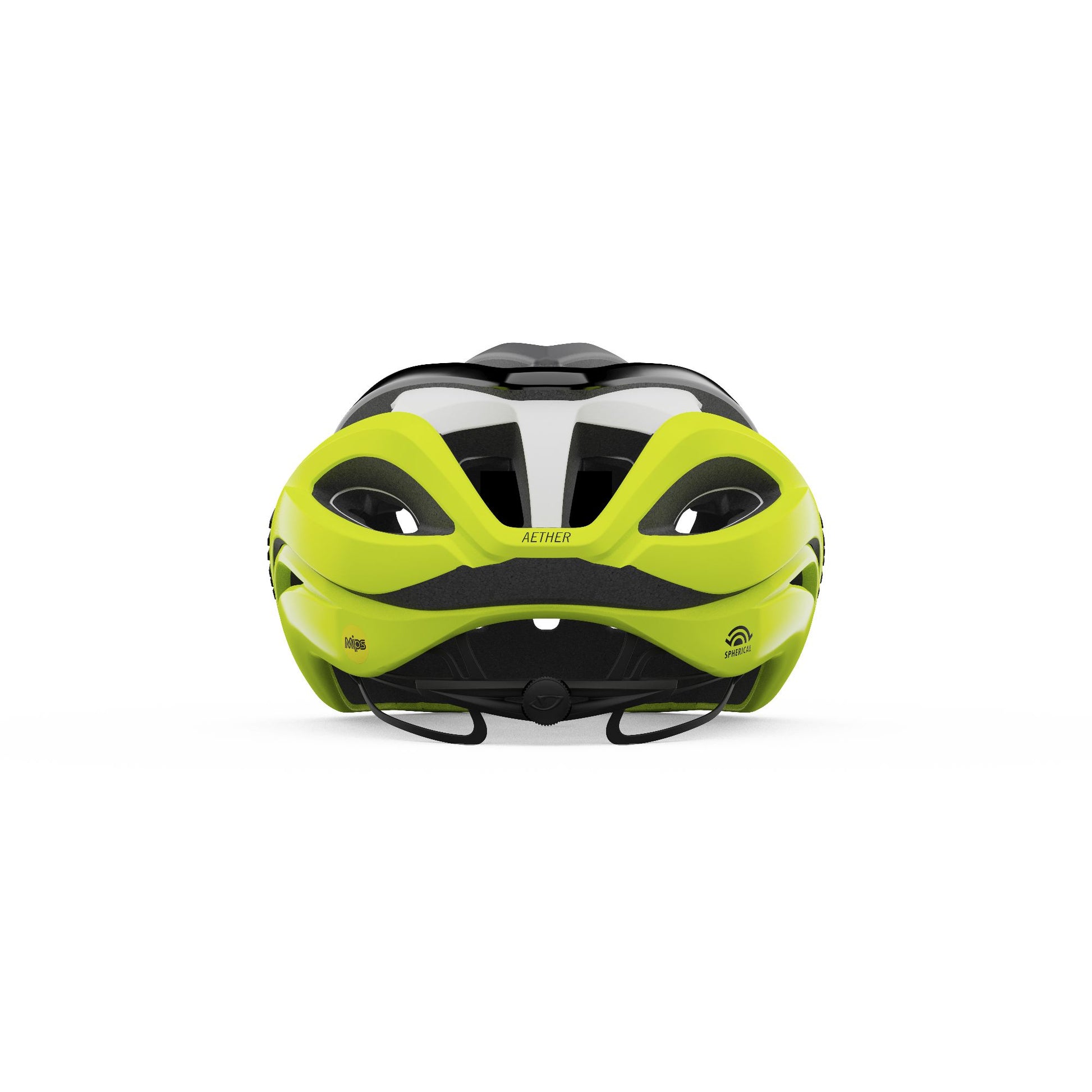 Giro Aether Spherical Helmet Matte Black Fade/Highlight Yellow L Bike Helmets