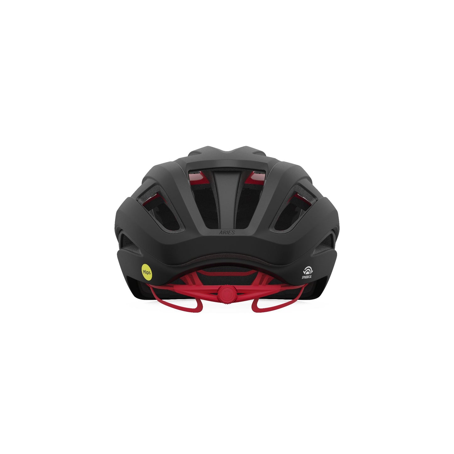 Giro Aries Spherical Helmet Matte Carbon Red Bike Helmets