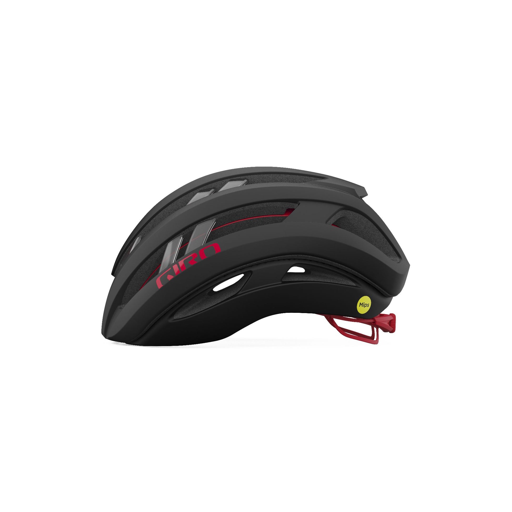 Giro Aries Spherical Helmet Matte Carbon Red Bike Helmets