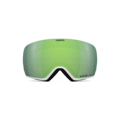 Giro Article Snow Goggle White Wordmark Vivid Emerald - Giro Snow Snow Goggles