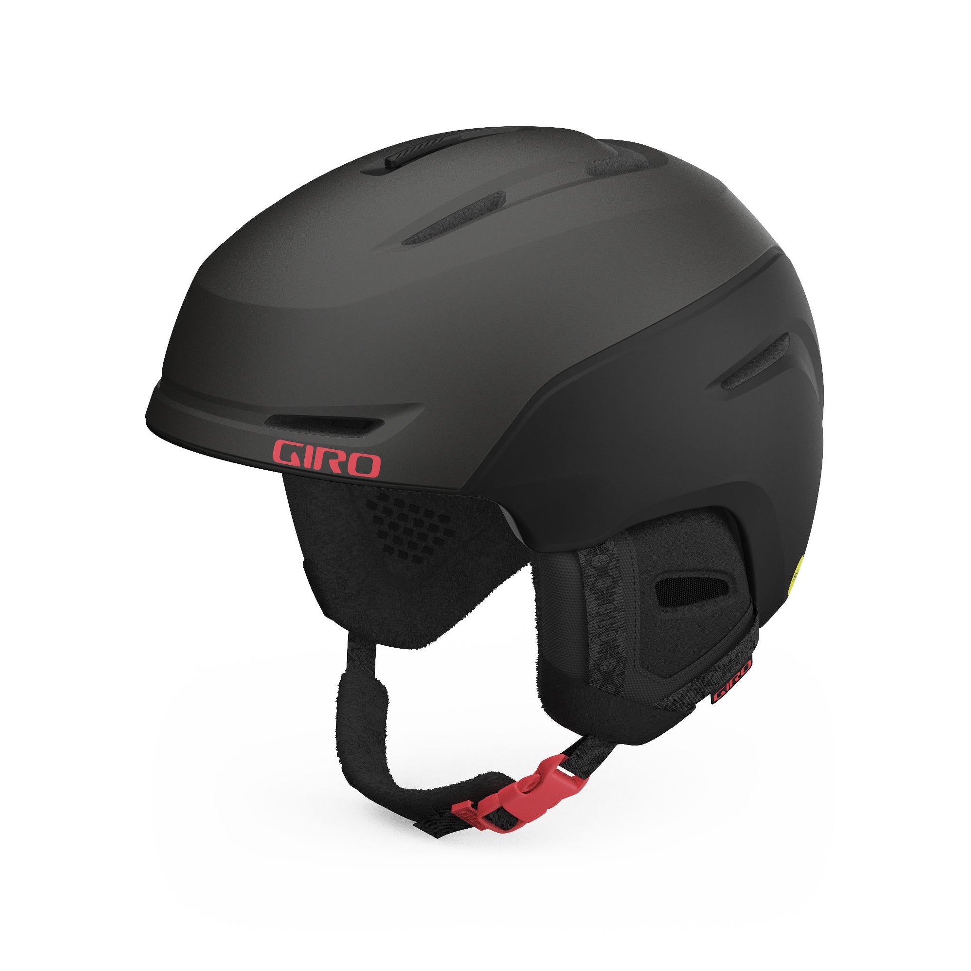 Giro Women's Avera MIPS Helmet Matte Black/Tiger Lily Snow Helmets