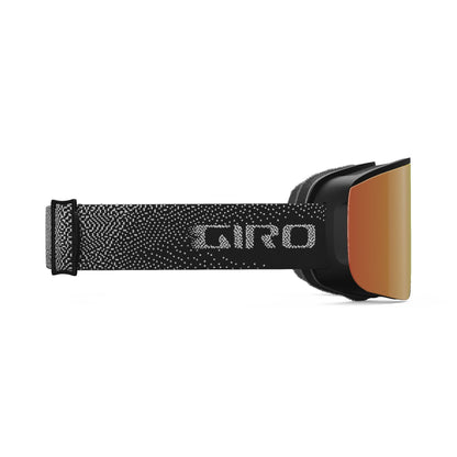 Giro Axis Snow Goggles Black & White Bit Tone Vivid Ember - Giro Snow Goggles