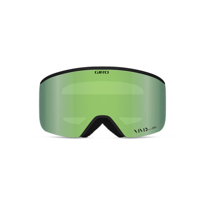 Giro Axis Snow Goggles Black Wordmark Vivid Emerald - Giro Snow Goggles