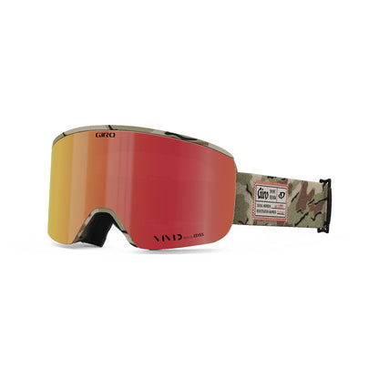 Giro Axis Snow Goggles Green Surplus Vivid Ember - Giro Snow Goggles