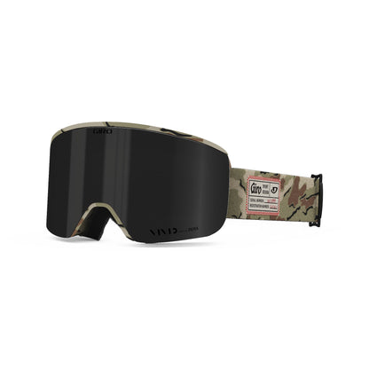 Giro Axis Snow Goggles Green Surplus Vivid Ember - Giro Snow Goggles