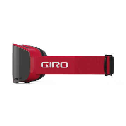 Giro Axis Snow Goggles Red & Black Thirds Vivid Smoke - Giro Snow Goggles