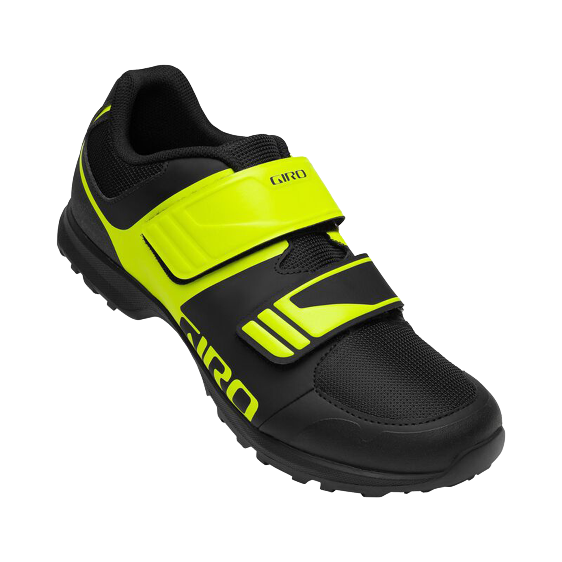 Giro Men's Berm Shoe Black/Citron Green Cover Bike Shoes