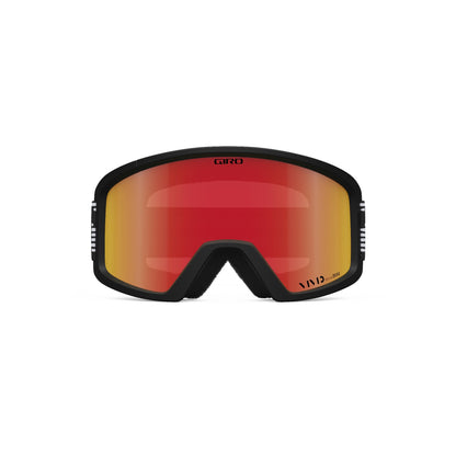 Giro Blok Snow Goggles Black & White Reverb Vivid Ember - Giro Snow Snow Goggles