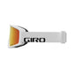 Giro Blok Snow Goggles White Wordmark / Vivid Ember Snow Goggles