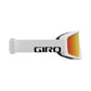 Giro Blok Snow Goggles White Wordmark / Vivid Ember Snow Goggles
