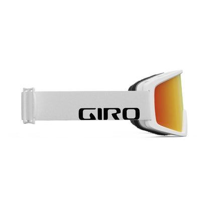 Giro Blok Snow Goggles White Wordmark Vivid Ember - Giro Snow Snow Goggles