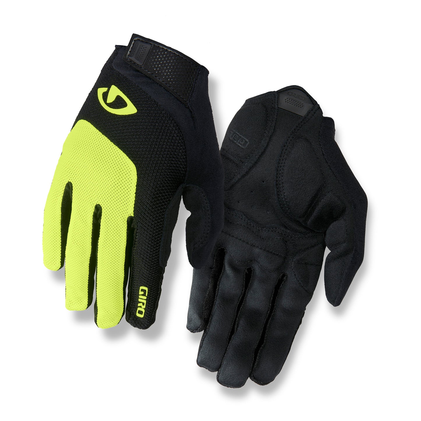 Giro Bravo Gel LF Glove Highlight Yellow Bike Gloves