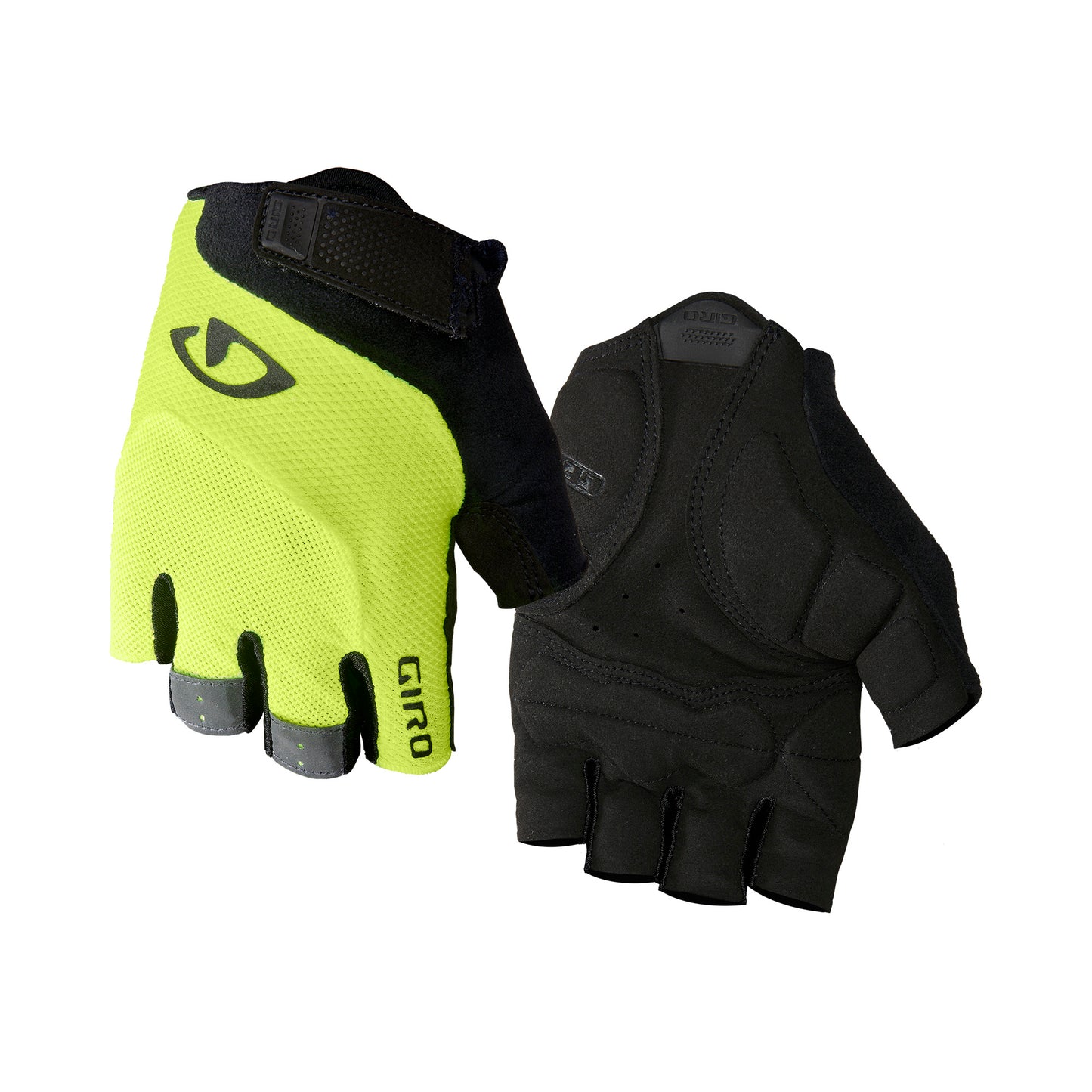 Giro Men's Bravo Gel Glove Highlight Yellow Bike Gloves