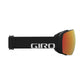 Giro Contact Snow Goggles Black Wordmark Vivid Ember Snow Goggles