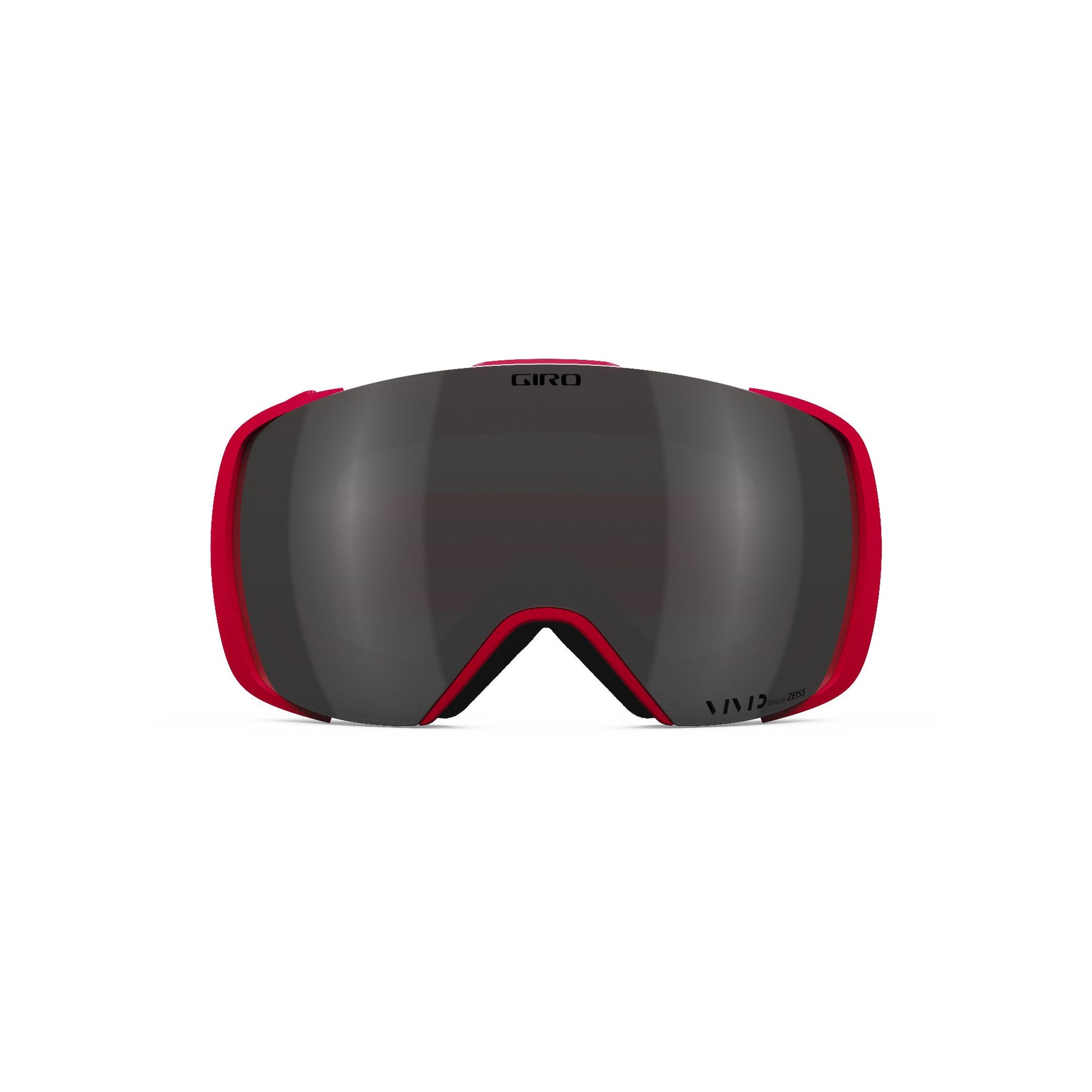 Giro Contact Snow Goggles Red & Black Thirds Vivid Smoke Snow Goggles