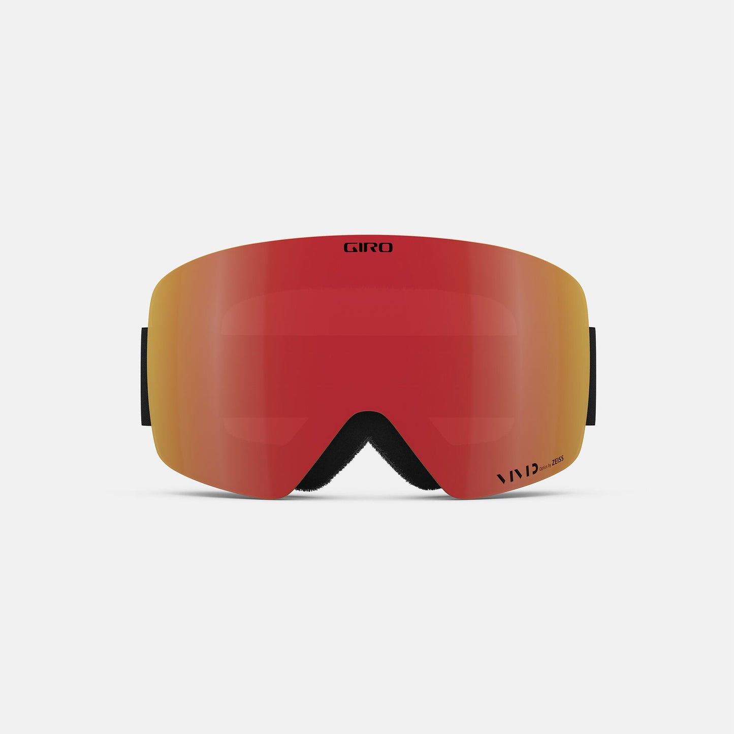 Giro Women's Contour RS Snow Goggles Black Wordmark Vivid Ember Snow Goggles