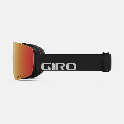 Giro Women's Contour RS Snow Goggles Black Wordmark Vivid Ember - Giro Snow Snow Goggles